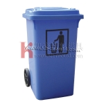 Plastic garbage bin 005